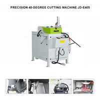 Machine de découpe CNC de haute précision pour profilés en aluminium à 45 degrés, JUNDE JD-E405, pour la découpe de cadres de fenêtres et de portes