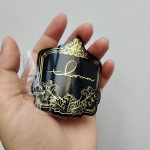 Etiqueta Adhesiva de Aluminio para Perfume de Lujo, Diseño en Relieve, Logotipo Chapado en Oro, Diseñadores para Mis Etiquetas de Marca de Perfume - Product Image 1