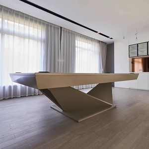 Table de <span class=keywords><strong>billard</strong></span> américaine de luxe moderne de 8 pieds en bois massif avec poches de récupération, plateau en ardoise durable et écologique pour usage domestique et commercial - Product Image 2
