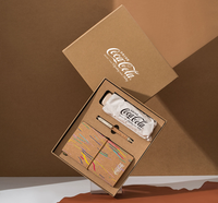 FOCUS Eco-Friendly Logo Personnalisé Coffret Cadeau Personnel Petit Journal Compagnon de Voyage Journal Parapluie Tasse Liège Café Marc Bloc-Notes