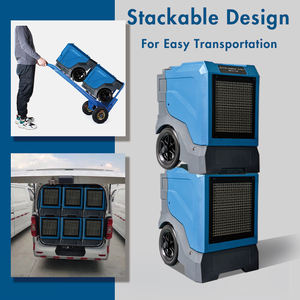 Restorers 115V 85-165PPD LGR Industrial Dehumidifier <b>Machine</b> for Water Damage Resoration - Product Image 5