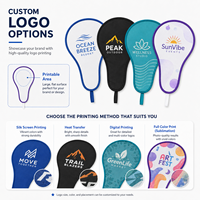 Éventail en polyester pliable en forme de T avec logo personnalisé-Cadeau promotionnel de disque volant avec impression