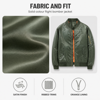 Veste bomber softshell légère pour homme, veste de pilote, fermeture éclair intégrale, coupe régulière, vêtements décontractés pour l'extérieur