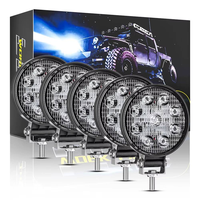Projecteur de travail DXZ certifié CE 9-80V 27W 4 pouces 9 LED pour voiture, bateau, UTV, 4x4, tout-terrain, rénovation/amélioration avec garantie d'un an