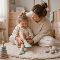 Chaussettes cinq doigts pour enfants de qualité supérieure, en coton peigné 32S, anti-boulochage, avec Lycra extensible doux, tricotées intégralement à la machine sans couture