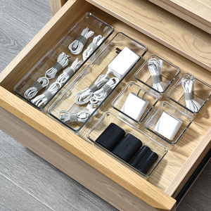 Plastik yüksek kalite Mini takı kulaklık tel şeffaf PET saklama kutusu organizatör - Product Image 1