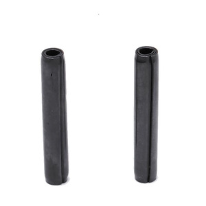 <span class=keywords><strong>Goupille</strong></span> à ressort hélicoïdal en acier au carbone oxydé noir pour la fixation des machines automobiles et industrielles - Product Image 1