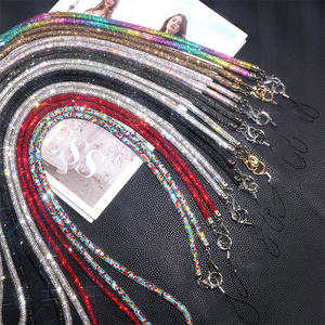 สายคล้องโทรศัพท์มือถือติดเพชรส่องแสงเป็นประกายวิบวับสายคล้องสำหรับโทรศัพท์ทุกยี่ห้อป้องกันการสูญหาย - Product Image 6