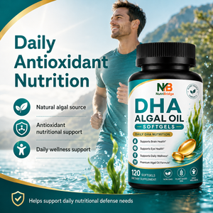 Achat en gros, MOQ faible, 200 mg, huile d'algues DHA haute puissance, gélules molles, complément nutritionnel pour adultes - Product Image 3
