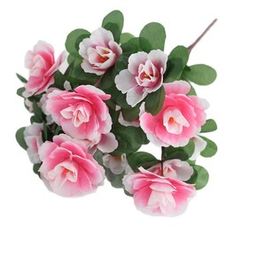 Ramo de Flores Artificiales de Camelia, Flores de Seda y Plástico para Decoración de Jardín, Duraderas, Estilo Clásico - Product Image 2