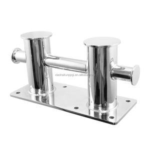Nouveau design amarre robuste marine Double corne Bitt croix bornes en fonte borne marine pont borne taquet de bateau - Product Image 4