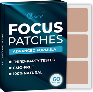 Approvisionnement direct usine : 60 patchs naturels pour la concentration, avec zinc et biotine, pour l'énergie, la concentration et le soutien corporel des femmes et des hommes - Product Image 1