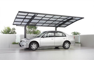 Abri de <span class=keywords><strong>voiture</strong></span> portable autoportant en polycarbonate imperméable 3x5,5m, alliage d'aluminium, résistant au feu, 30 ans - Product Image 6