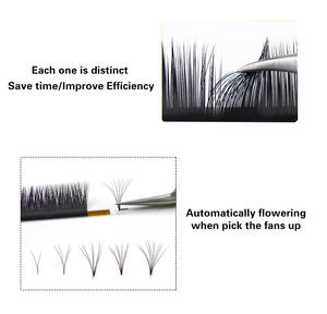 Cils Auto-Fanning J Curl .03 Naturels Faits à la Main Easy Fan Premium Mat Super Mat Noir DRAGONLASH Rangées Personnalisables Design Libre - Product Image 6