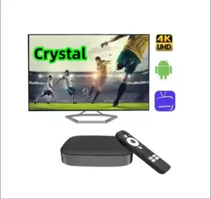 4K Hoge Kwaliteit Android Tv Box Groothandel M-3-u Iptv Reseller Pan-El Van Magnum Livego Trex Cobra Megaott Crystal Iptv