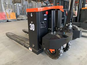 รถยกพาเลทไฟฟ้า Weliftrich EPT-30D 3 ตัน สำหรับใช้งานนอกพื้นที่เรียบ แบตเตอรี่กรด 48V โครงสร้างอะลูมิเนียม ล้อหน้าคู่ สำหรับพื้นที่ขรุขระ - Product Image 5