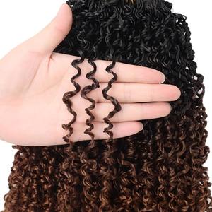 Perruque bouclée torsadée à double trame en fibre chimique résistante à la chaleur pour femmes, deux tresses, modèle JC, <span class=keywords><strong>cheveux</strong></span> de printemps - Product Image 6