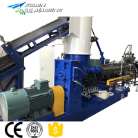 Machine de granulation de plastique à vis simple haute productivité pour la fabrication de granulés PP PE LDPE HDPE ABS