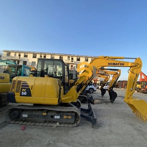 Excavadora de cadenas Komatsu PC56 de 5 toneladas, de segunda mano, importada de Japón, para demolición y construcción, de uso duradero. - Product Image 2