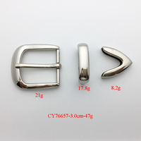 Vente d'accessoires de ceinture en métal personnalisés en usine : Ensemble de 3 boucles de ceinture western et conchos pour cuir, divers modèles largement utilisés, 30 mm