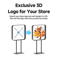 Proyektor Hologram 3D dengan Layar Tampilan Holografik untuk Papan Reklame Bisnis Luar Ruangan, Pendidikan, dan Peralatan Tampilan Kipas Hologram