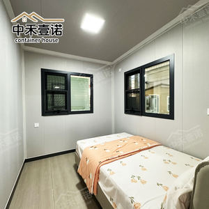 全装修预制夹芯板可扩展集装箱房屋现代设计2卧室5年保修移动餐厅 - Product Image 2