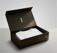 Caja de Embalaje para Ropa con Cierre Magnético de Lujo, Personalizable con Logo, de Cartón, para Regalo y Envío, con MOQ Bajo