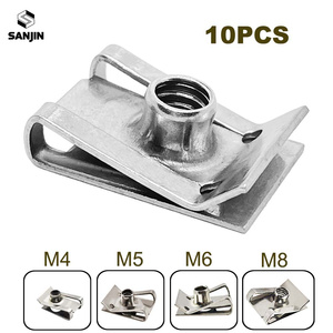 Clips en U en acier inoxydable, écrous à lame pour ressorts à lames M4-M8 4-8mm, antirouille, personnalisables OEM pour voitures minières et motos - Product Image 5