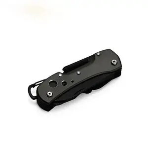 Coltello svizzero multifunzionale nero coltello da tasca pieghevole multiuso per esterni nuove forbici combinate coltello dell'esercito svizzero