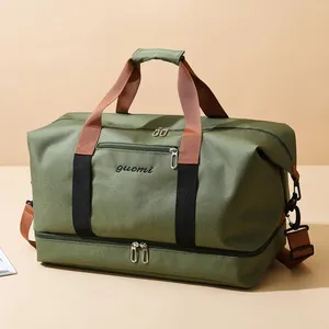 Classic Design Unisex Track Bag Adjustable Shoulder Bag for Travel Gym Workout Hiking Everyday