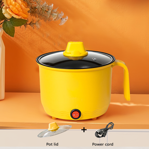 Cuisinière à riz électrique légère en acier inoxydable avec une capacité de 1,8 L, design 2 en 1 pour les familles, les dortoirs et les hôtels - Product Image 2