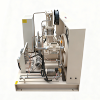 Compresseur d'oxygène à double tête haute pression sans huile 15 kW 10Nm3/h 20Nm3/h 30Nm3/h avec refroidissement par air