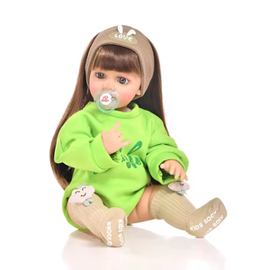 Vente en gros de poupées vivantes mignonnes pour bébés, jouets réalistes en silicone pour bébés, poupées Reborn - Product Image 1