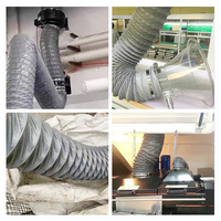 Tuyau flexible pliable portable en PVC ignifuge, conduit en tissu, bâche d'ingénierie extérieure, tuyau d'évacuation d'air