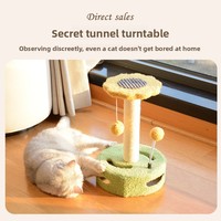 En gros, Arbre à chat compact avec tour tournante, griffoir et plateforme de saut