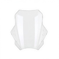 Pare-brise universel pour moto Kawasaki Yamaha Honda, matériau PC, support en alliage d'aluminium