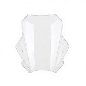 Pare-brise universel pour moto Kawasaki Yamaha Honda, matériau PC, support en alliage d'aluminium - Product Image 1