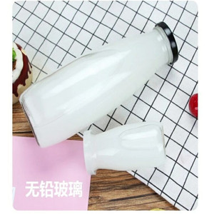 Bouteilles de lait en verre <span class=keywords><strong>moins</strong></span> chères de 200 ml, 250 ml, 500 ml, 1000 ml, bouteilles de boissons, bouteilles de jus, bouteilles transparentes en gros - Product Image 4