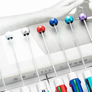 Custom Multicolor Beadable 4-in-1 Retractable Ballpoint <b>Pen</b>, 20 Colors for DIY, Office & School Crafting Supplies - Product Image 2