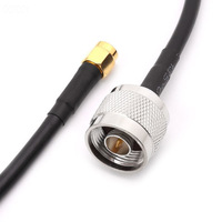 Câble coaxial de type N femelle vers SMA mâle à faible perte RG58 SMA mâle vers N femelle Bulkhead Moun Coax Jumper pour Lora Gateway