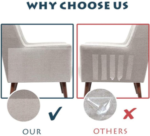 Bening tahan air hewan peliharaan kucing pelatihan pita dua sisi air diaktifkan Anti gores cakar kucing penjaga pelindung untuk furnitur - Product Image 5