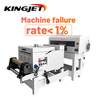 Impresora de Inyección de Tinta Kingjet DTF en Rollo Impresora XP600 L1800 I3200 Máquina de Impresión DTF para Camisetas Tela Adhesivos y Prendas Impresora DTF A3