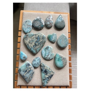 Perlas de Gemas Naturales de Larimar, Producto Único de Lujo Original, Venta al por Mayor - Product Image 1