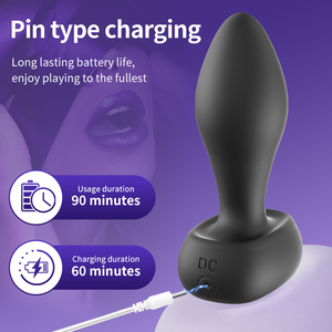 Tapón <span class=keywords><strong>Anal</strong></span> de Silicona de 9 Velocidades Controlado <span class=keywords><strong>por</strong></span> Aplicación, Doble Uso <span class=keywords><strong>Anal</strong></span>/Vaginal, Silencioso, Resistente al Agua, Juguete Sexual Unisex para Adultos - Product Image 4