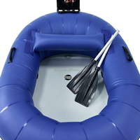 Hailebao Bateau gonflable individuel léger et portable en PVC, Kayak escargot pliable pour loisirs, pêche, dérive et activités aquatiques en famille