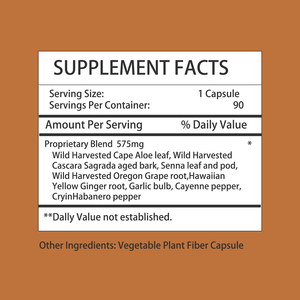 High Quality Intestinal Cleanse Capsules with Proprietary <b>Blend</b> Cleanse Tone Large Intestine Promotes Regular Bowel Movements - Product Image 2