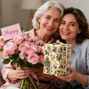Floral <b>pattern</b> gift wrapping <b>paper</b> Mother's Day gift wrapping <b>paper</b> book wrapping <b>paper</b> available for customization in stock - Product Image 3