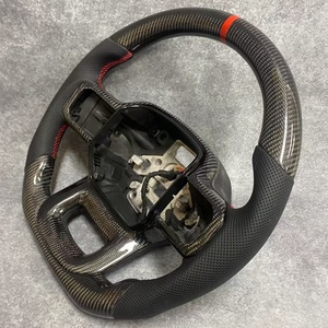 Volante de Fibra de Carbono Personalizado para <span class=keywords><strong>Ford</strong></span> F150 XLT Tremor STX <span class=keywords><strong>Raptor</strong></span> R 2019-2025, Accesorios de Modificación de Automóviles - Product Image 6