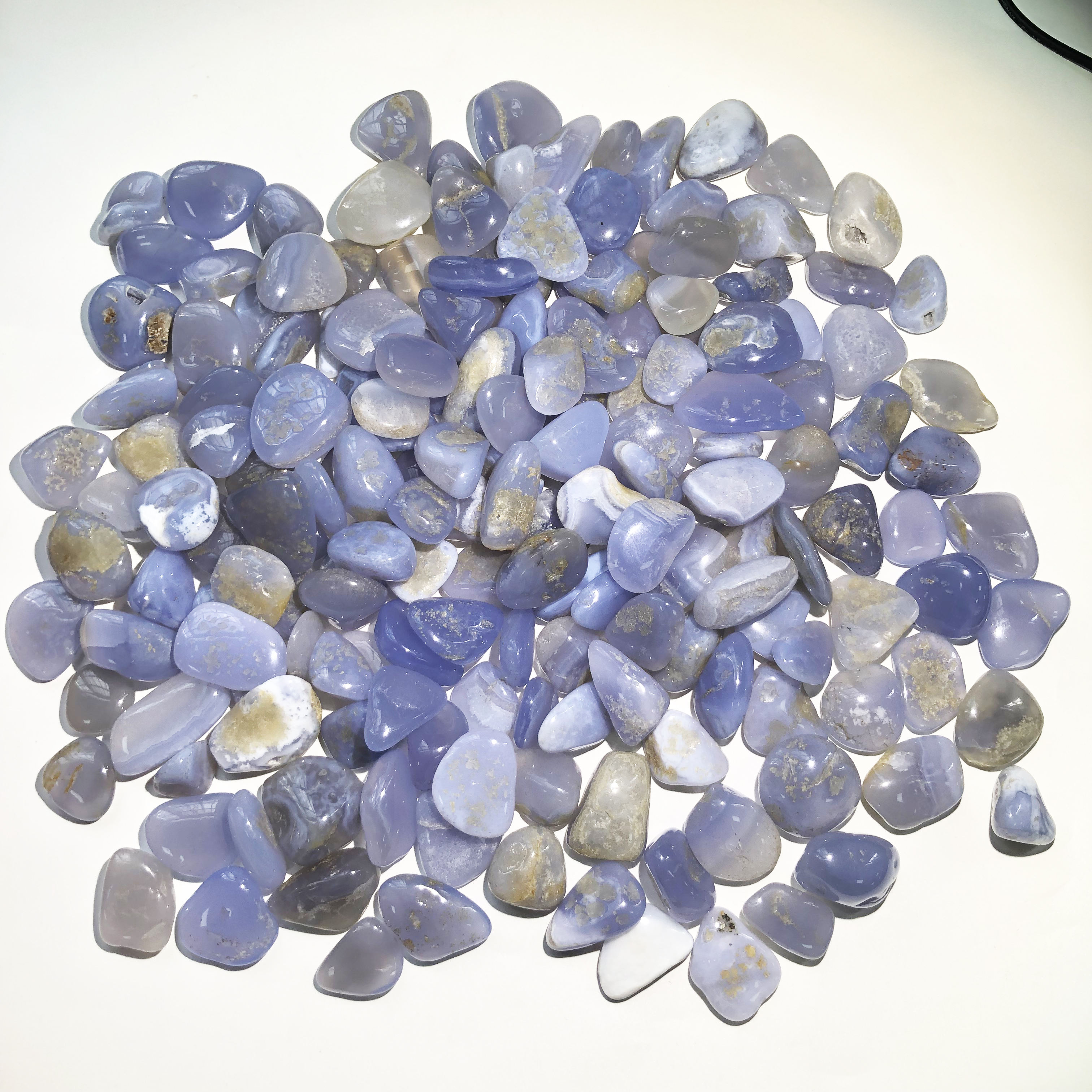 Blue Lace Agate Crystals Healing Energy Decorative Beauty