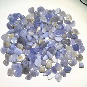 Rare Natural Cristais de Cura Gemstone Energia Azul da Ágata Do Laço Grande Caiu de Preço de Atacado